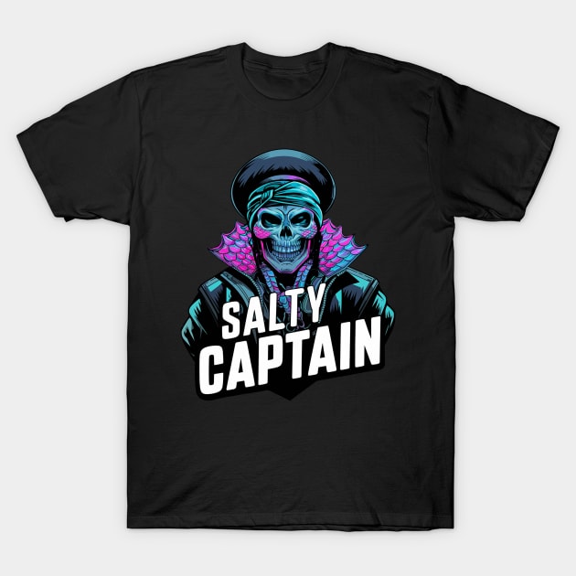 Salty Captain T-Shirt by WyldbyDesign